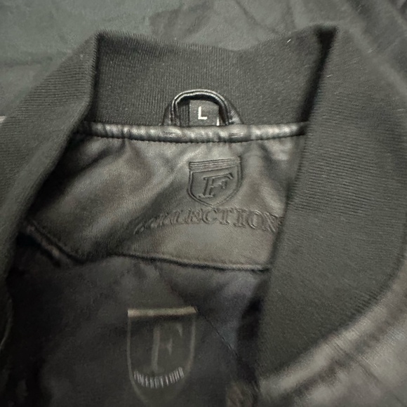 F Collections Faux Leather Jacket (Style M19120) - Brand New L size - Picture 3 of 9